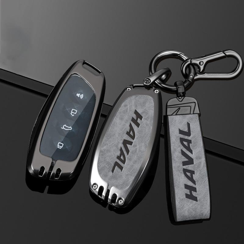 Zinc Alloy New Leather Car Key Case Cover for Great Wall Haval/Hover H1 H6 H7 H4 H9 F5 F7 H2S Car-covers Shell Auto Accessories