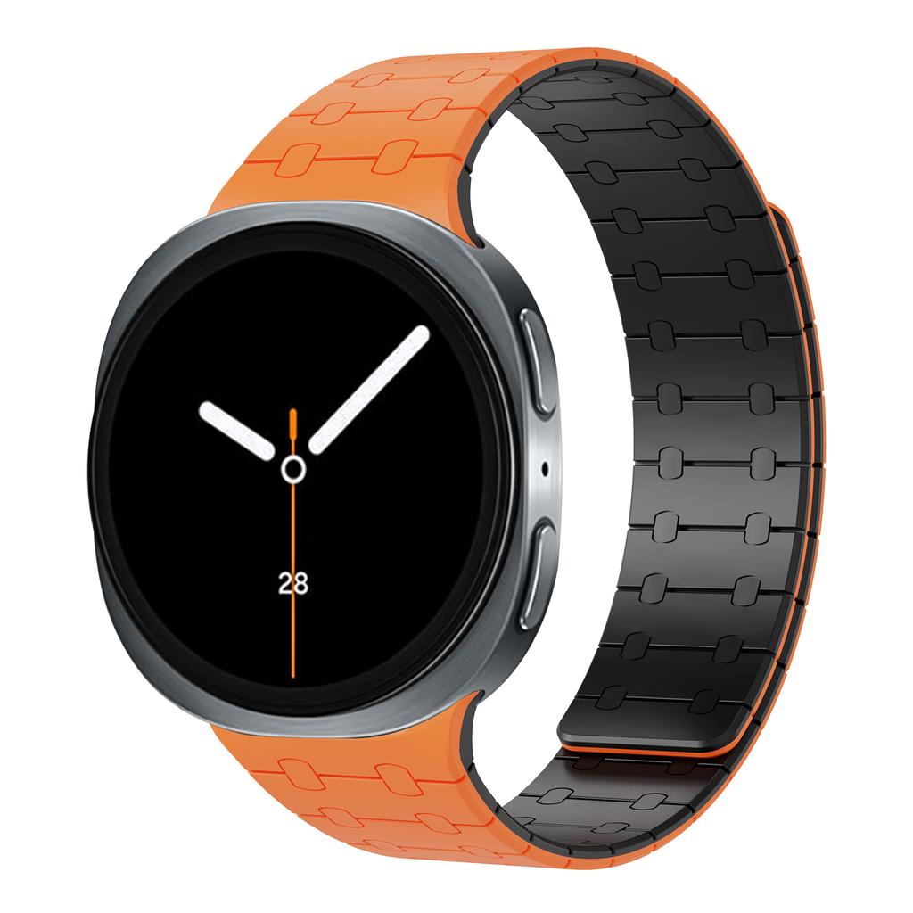 Sport Silicone Band for Samsung Galaxy Watch 8 44mm 40mm Strap Magnetic Bracelet for Samsung Galaxy Watch 8 Classic 46mm Correa