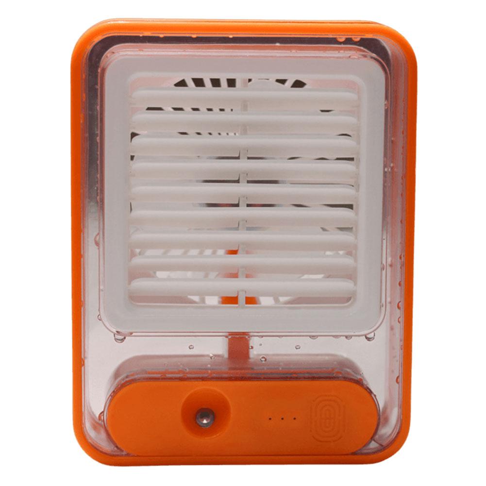 

3 In 1 Desktop Mini Air Cooler Fan LED Night Light USB Water Cooling Fan Spray Humidifier Electric Fan for Office Dormitory Room