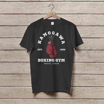 90s Anime Enthusiast Sport Style, Boxing Gym Anime T-shirt