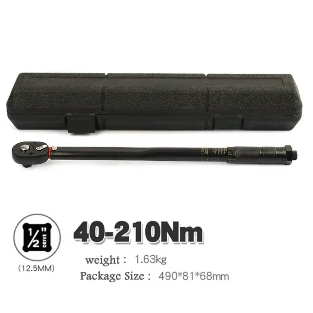 1/2" 3/8"1/4" Drive Torque Wrench Chrome Vanadium Steel Two-way Adjustment Spanner Auto Repair