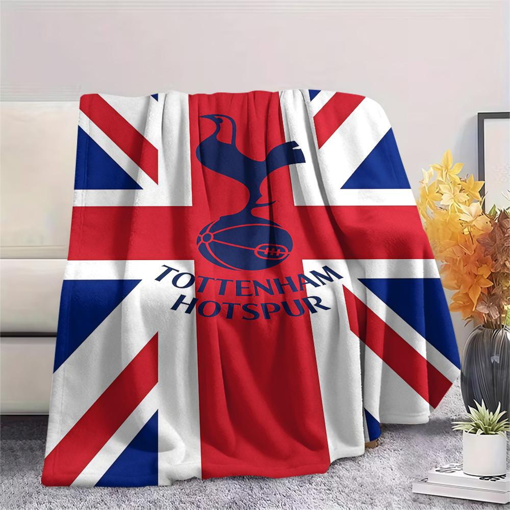 Tottenham logo Print FlAannel Blanket, High quality Comfortable for All Seasons, Home Decor, Warmth and Comfort