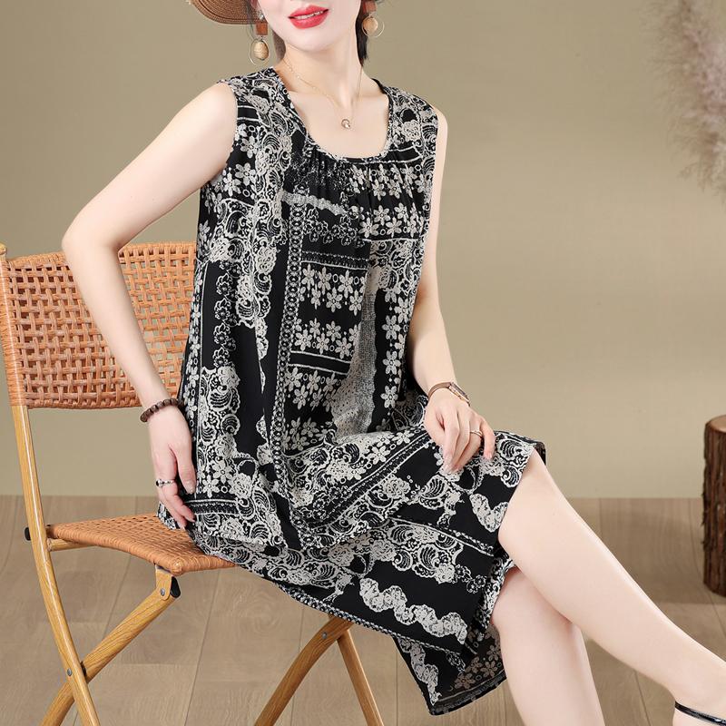 Women's Plus Size Sleeveless 2-Piece Set, Casual Tank Top & Capri Pants (XL-7XL)