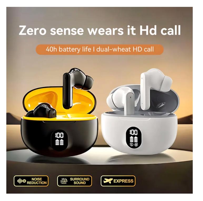 Original Bluetooth Earphone Excellent HIFI Quality TWS Wireless Earbud Smart LED Display Touch Control For Realme Xiaomi Headset