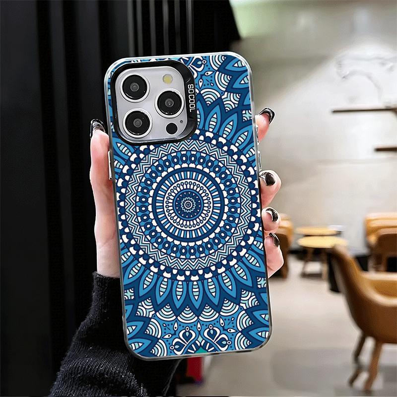 Mandala Style Pattern Soft Phone Case for iPhone 15 16 17 Pro Max 17Air 16E 14 Plus 13 12 Mini Shockproof Cover Back Shell