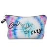 Tie Dumplings Dyed Makeup Bag Multifunctional Pillow Bag Rainbow Pouch Makeup