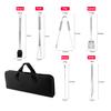Tragbares Grillwerkzeug-Set für den Außenbereich, Grillset, Grillset, Spatel, Clip, Spieß mit Stoffbeutel zur Aufbewahrung, Grillwerkzeuge