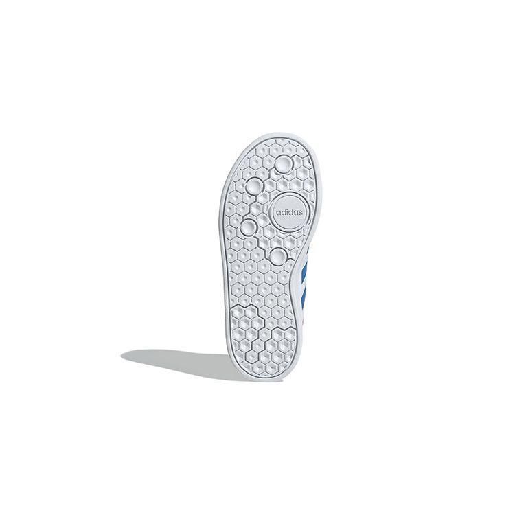Adidas Breaknet EL Little Kid White Blue Rush Kids Sneakers Cloud-White Vivid-Red GW2899