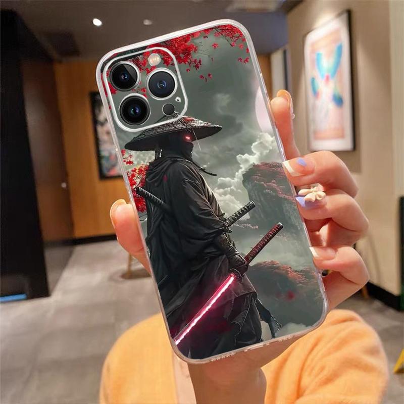 Phone Case For Iphone 17 Pro Max Air 16 15 14 13 Pro Max 15 16 Pro 15Plus Japan The Samurai Ninja