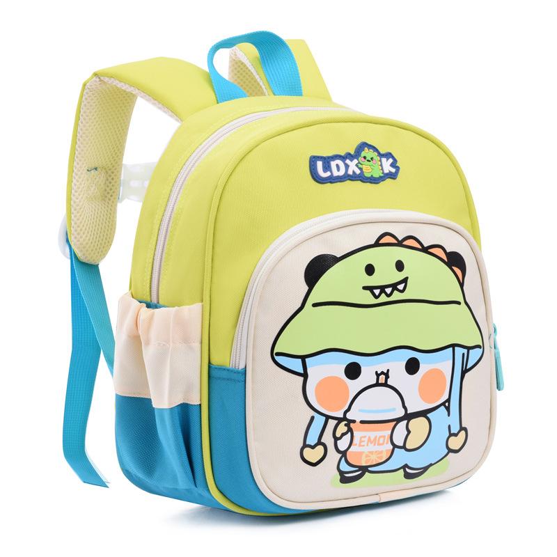 Neue Mode Macaron Farbe Kindergarten Schultasche Ultraleicht Niedlich Cartoon Junge Baby Rucksack Hochwertige Oxford Büchertasche für Mädchen 3 Jahre Alt Klasse 1-2