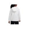Nike Solid Color Pocket Half-Zip Hooded Sweatshirt Kids Tops White DX5700-133