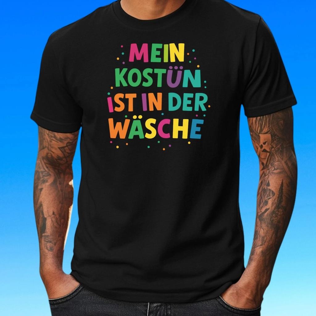 T-Shirt Herren Karneval Fasching Motiv Baumwolle Größe S bis 5XL