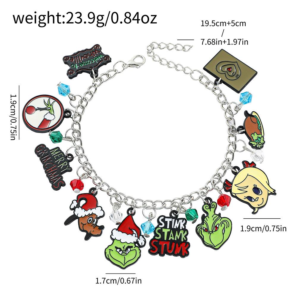 Halloween Anime Cartoon Theme Adjustable Superhero Character Bracelet Accessory