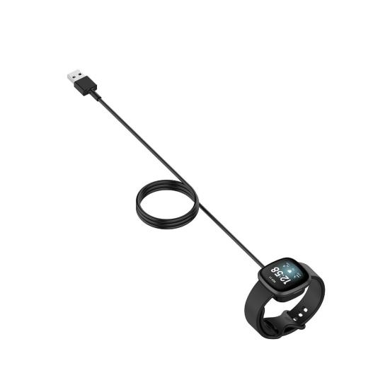 Charger Quick Charging Anti-interference Elastic Buckle Magnetic Smartwatch Charging Dock for Fitbit Versa3 Sense
