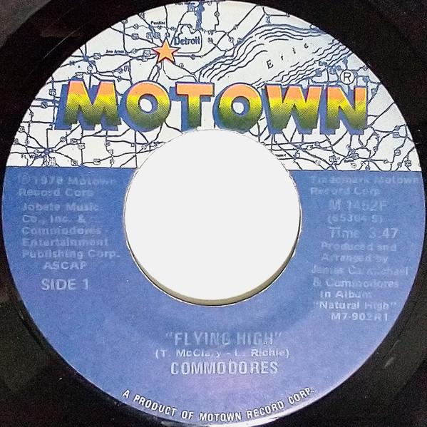 

7inch Record COMMODORES - Flying High M1452F MOTOWN 1978 US Soul/Funk Used