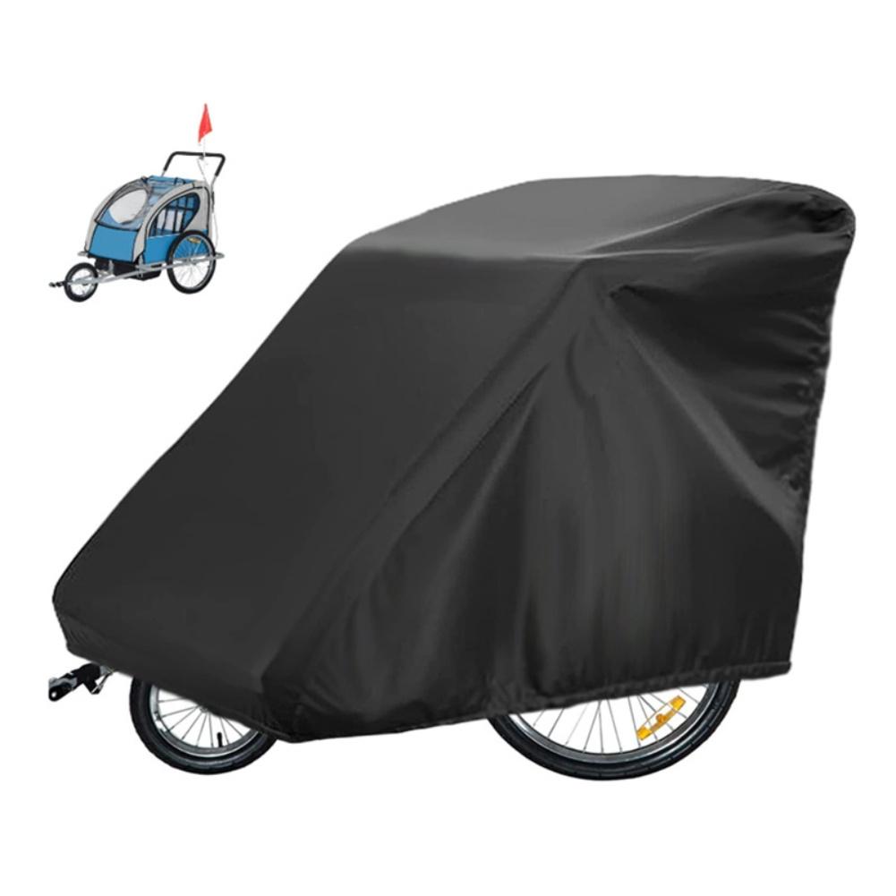 1 st cykelsläpskydd 140x84x99 cm Vindtätt För Qeridoo, För Burley, Och För Thule Skydd med PU-beläggning Skyddsskydd
