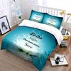 Be the Light Inspirational Design Bedding Duvet Cover Set Duvet Cover Pillowcases  (1*Duvet Cover 2*Pillowcases, Without Duvet Insert)