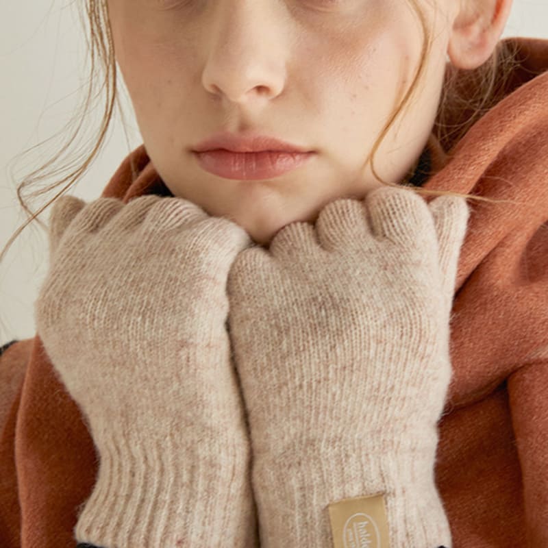halden basic wool gloves (G001_oat)