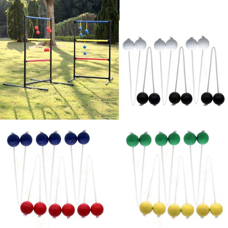 6Pcs Golf Tossing Ball Replacement Outdoor Lawn Yard Golf Throwing Ball Hard Golf Training Ball for Ladders Toss Game
