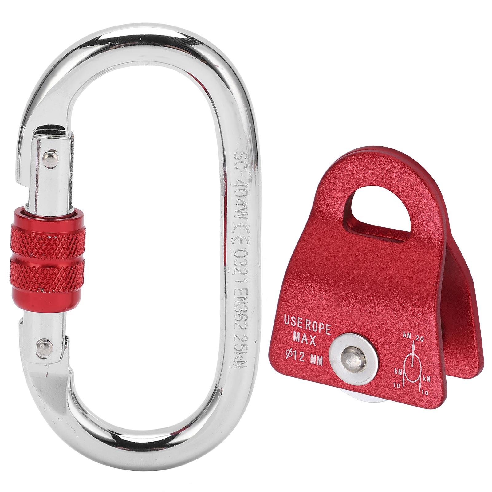 

Боковой поворотный ролик Алюминиевый сплав Подвесное колесо Альпинизм Скалолазание Машинное оборудование ПринадлежностиКрасный красный