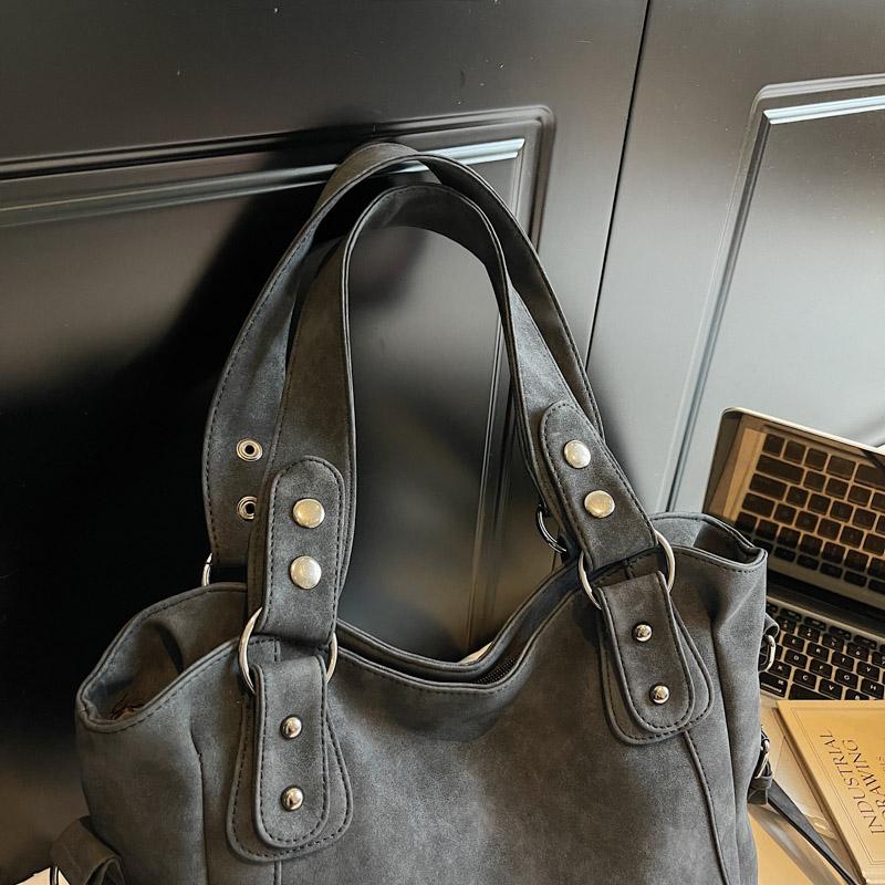 Ladies' Soft Leather Handbag, Multi-pocket Shoulder and Crossbody Bag, Fashionable Large-capacity Daily Handbag