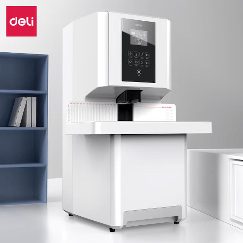Deli Automatic Financial Document Binding Machine CN Plug (adapter Included)