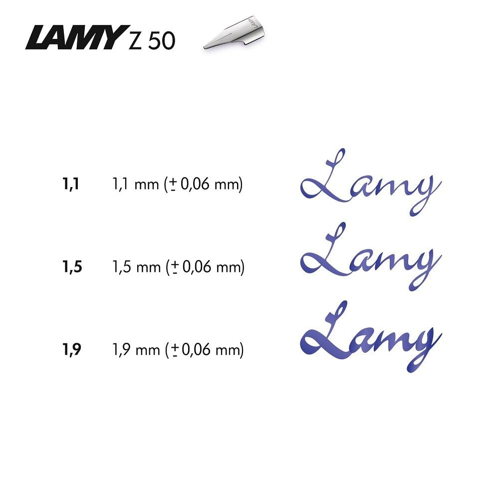 LAMY Fountain Pen Replacement Nib Silver F LZ50 SIL Size (Fine)