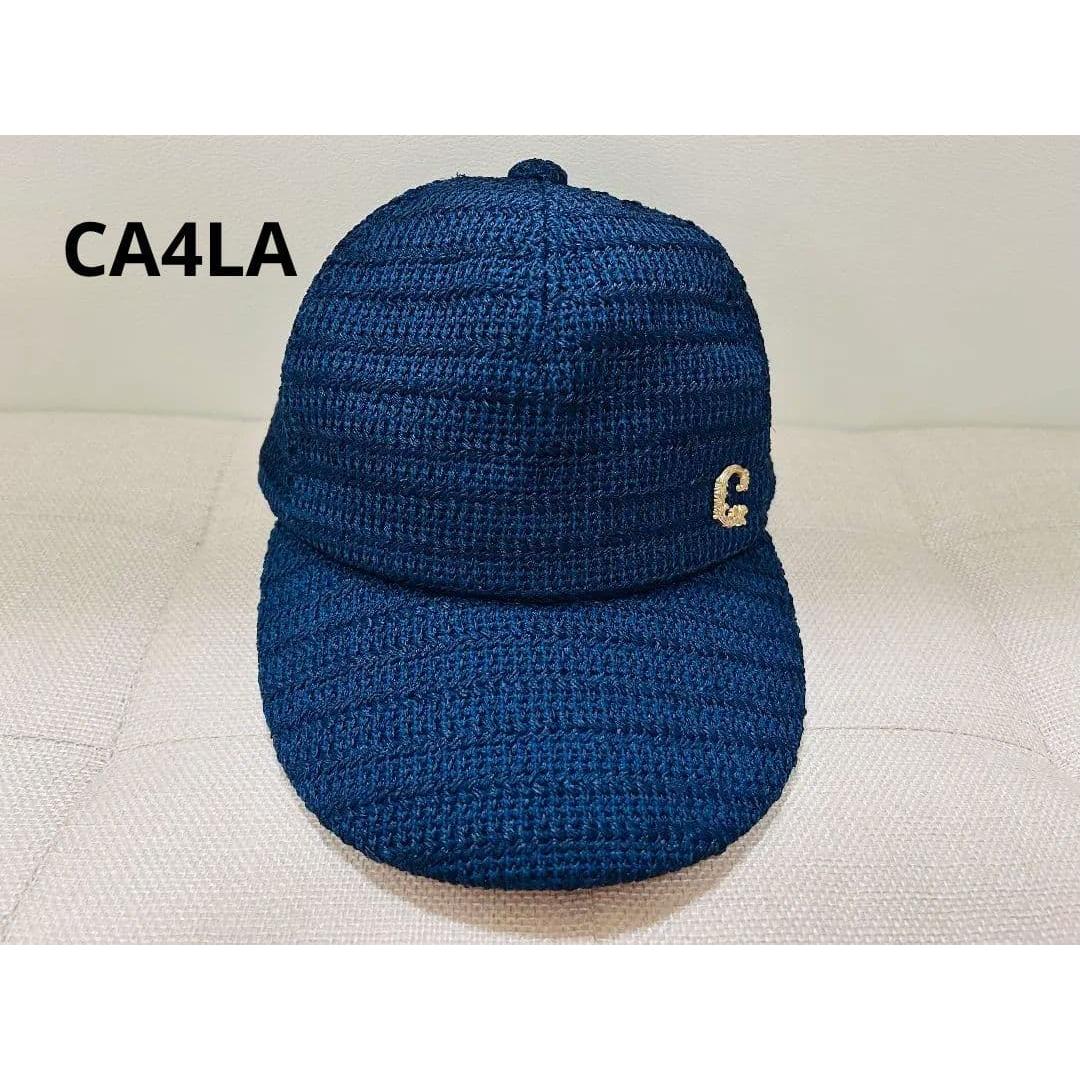 Used Good conditionCA4LA (Kashira) Navy Cap C Logo Gold Hardware