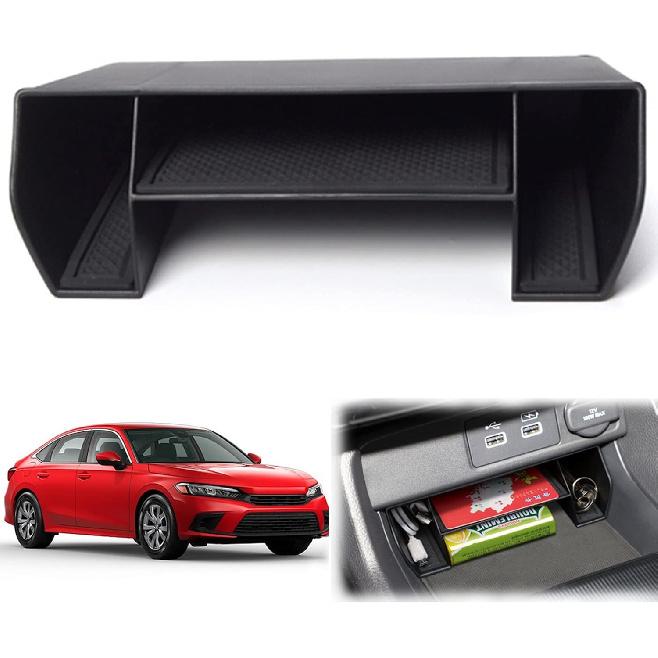 2024 2025 2026 Civic Center Console Organizer Tray for 2023 2022 Honda Civic 11th Gen Sedan Hatchback LX EX Sport 2022 Accessories Civic 2023 Central Civic Console Tray