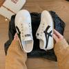 Flat-bottomed German training shoes women's shoes 2025 new summer thin one-pedal Forrest Gump shoes color matching sports little white board shoes