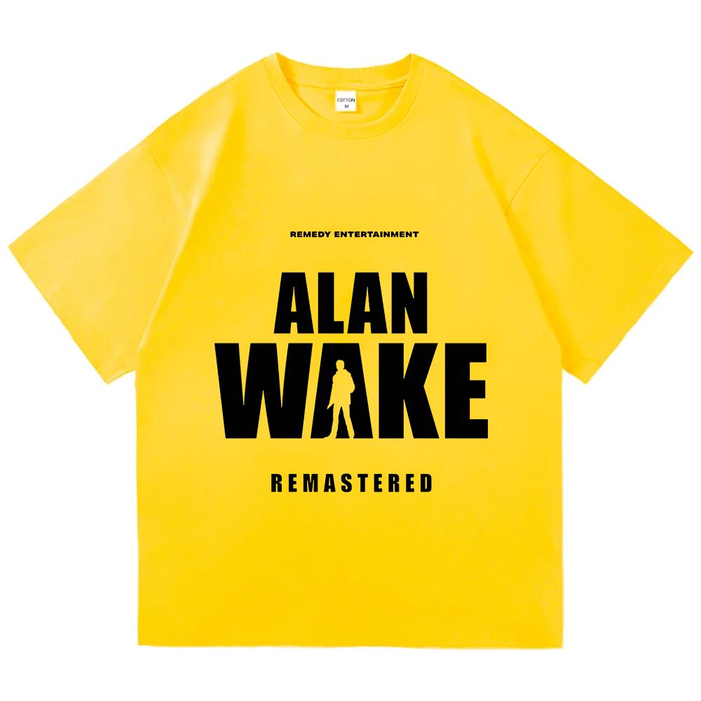 

Alan Wake 2 Game Printing T-shirt Cotton Short Sleeve Women Unisex Tshirts Streetwear Unisex Loose Casual O-neck Female T Shirt Top 2XL
