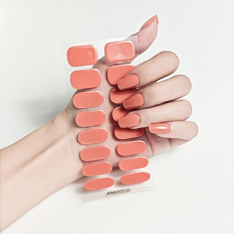 Neue einfarbige Nagelgel-Aufkleber, Nagelaufkleber, Nagelaufkleber, Lichthärtungslampen, Gel-Nagelaufkleber