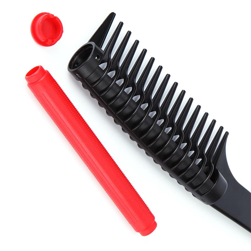 Nový Rolling Comb Vidlička proti zauzlování hřebenu na modelování vlasů Odnímatelný nástroj na rozčesávání rovných vlasů s velkými zuby