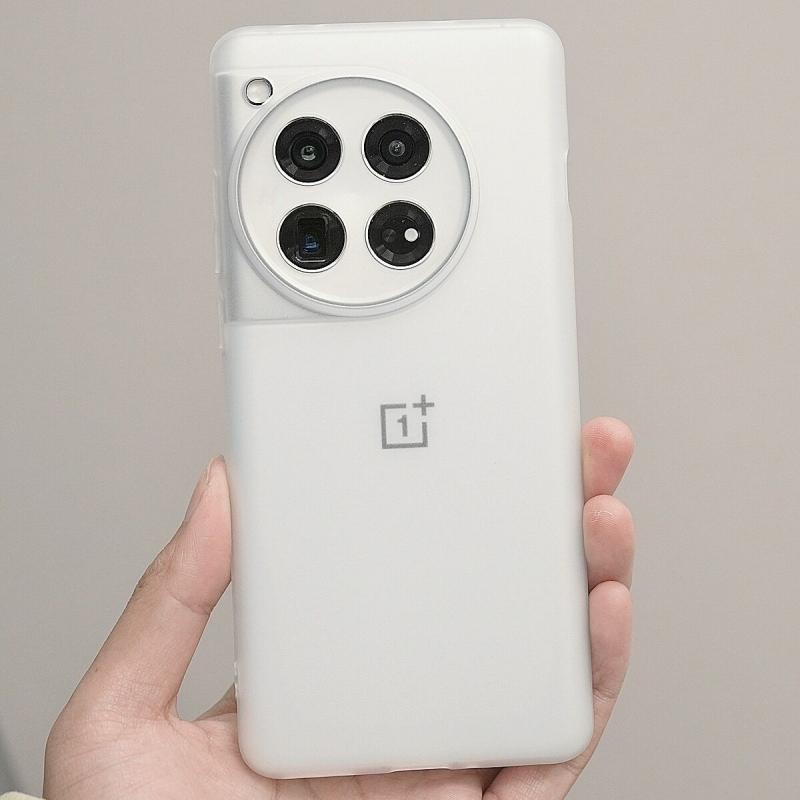 Simple Case For OnePlus 12 Case Matte Transparent TPU Soft Silicone Cover For One Plus 12 5G Slim Thin Protection Shell Bumper