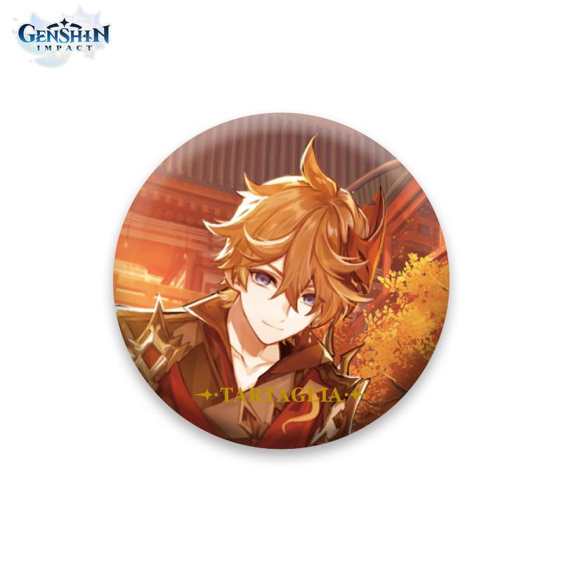Authorized By MiHoYo 58mm Genshin Impact Theme Serie Character Badges