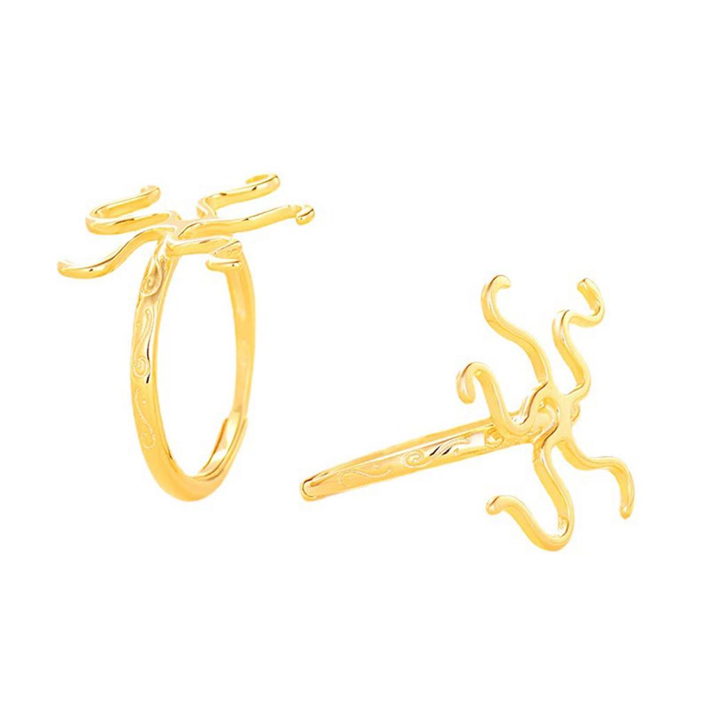 Heteromorphic Rings Blank Empty Tray Base for DIY Rings Setting Inlaid Turquoise Natural Gem Jewelry Making Accessories