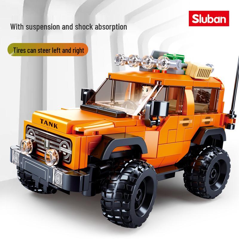 Xiao Luban 1013 Building Model: King Series Tank Car Assembly Building Block Toy Assembly