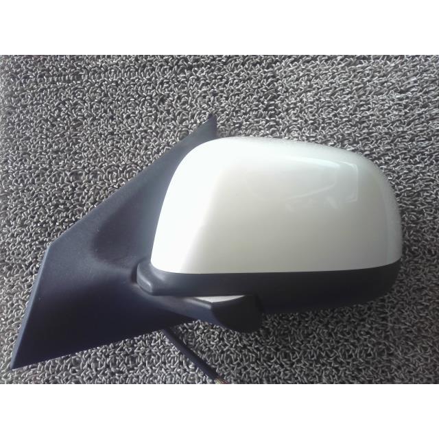 Latio DBA-N17 Left Side Mirror G QX1 White Pearl 96302-3AA2A
