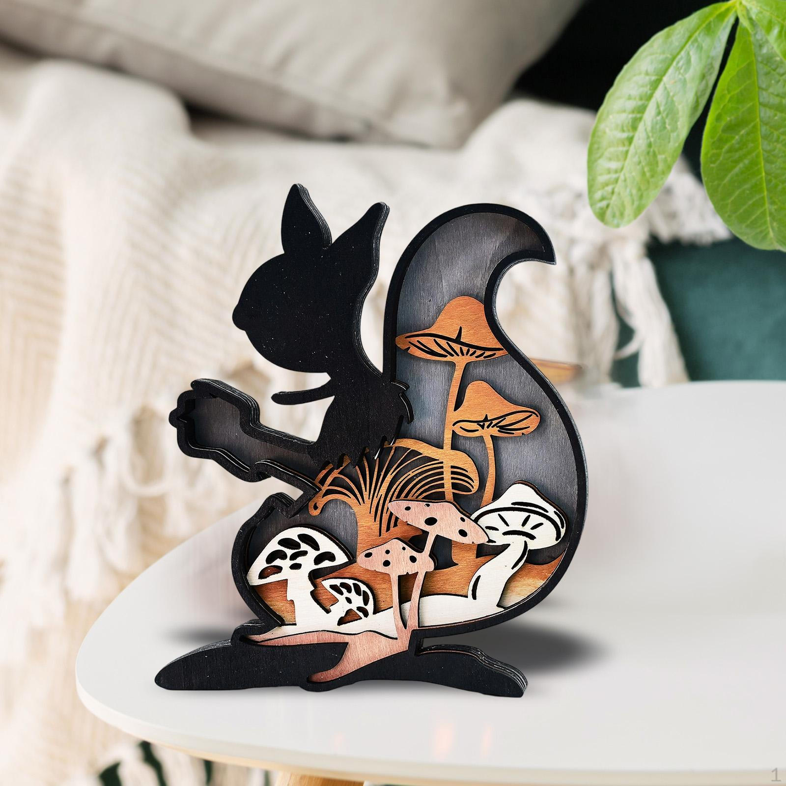 

Фигурка Белки Украшение Ручная Резьба Декоративная Коллекционная Настольная Животные Офис