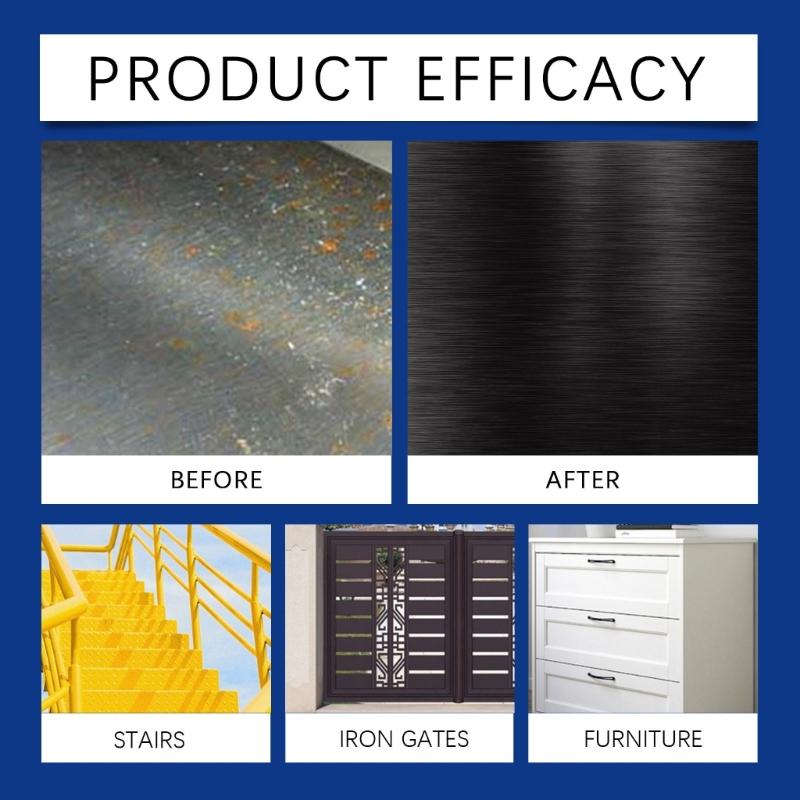 Water Based Protective Paint for Metal Surfaces Stops Existing Rust Progressions Offer Wearproof and Night Visibilities