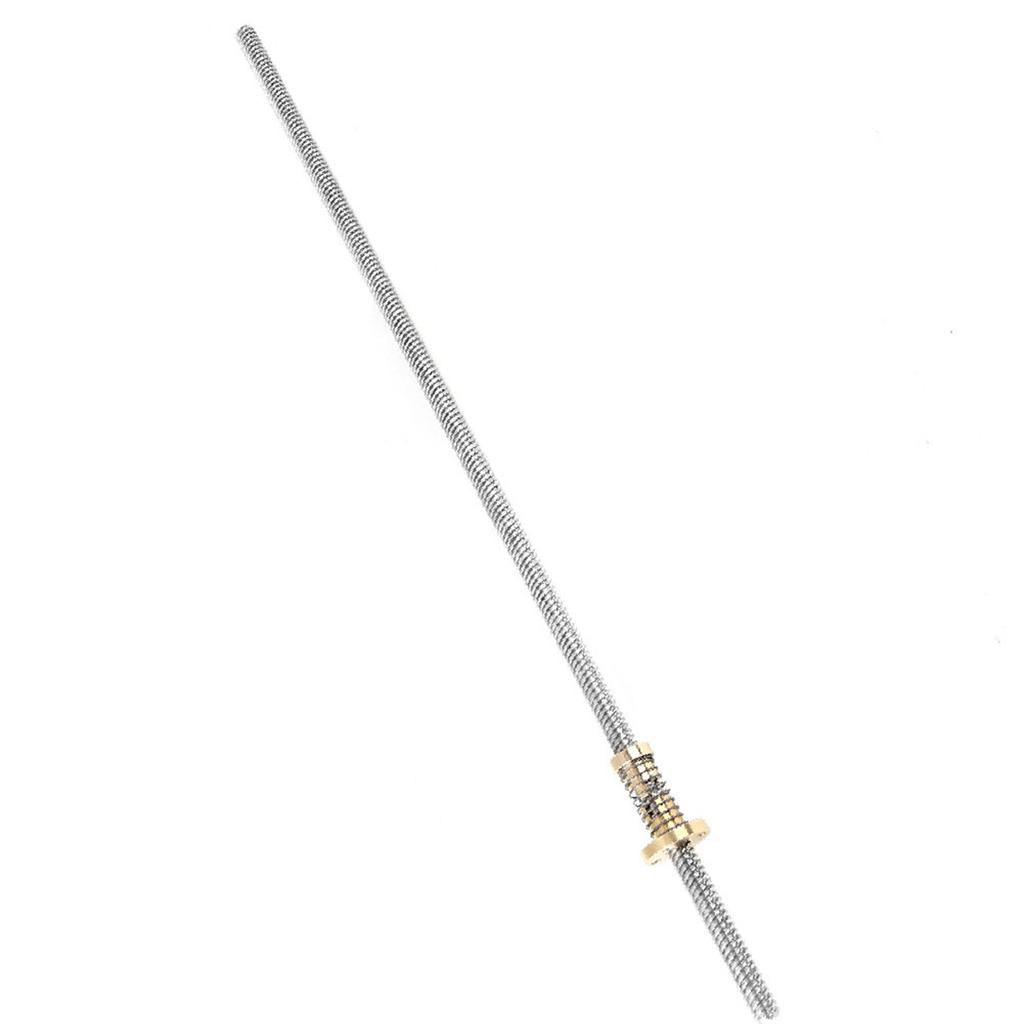 T8 Threaded Rod  Screw with Anti Backlash Spring Loaded Nut for 3D Printer (400mm)