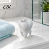Ornamental Storage Container Tooth Shape Toothbrush Holders for Bathrooms, Creative Pen Holder Decorative Box Desktop, Home Decor
