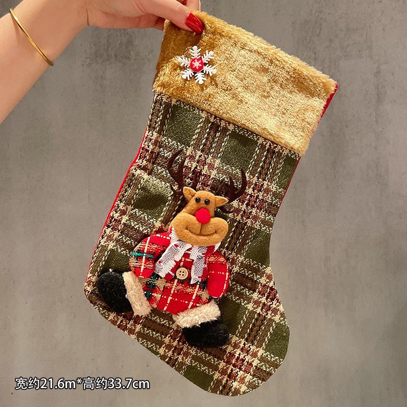 

2023 New Year Christmas Large Socks Santa Claus Festival Children s Big Socks Gift Bag Hanging Decoration Bedside Christmas Tree