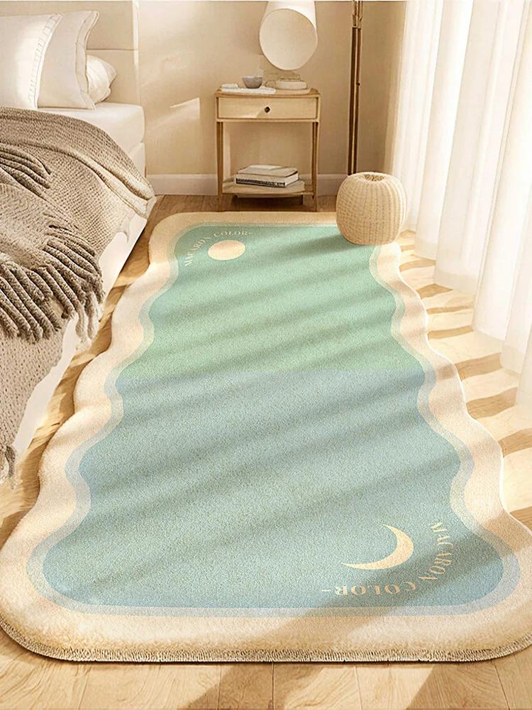 Cartoon Boby Bedroom Decor Bedside Carpet Fluffy Soft Plush Floor Mat Nordic Style Carpets for Living Room Thicken Anti-slip Rug