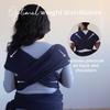 Boba Wrap Baby Carrier Authorized Distributor [Japanese Product] (Navy Blue)