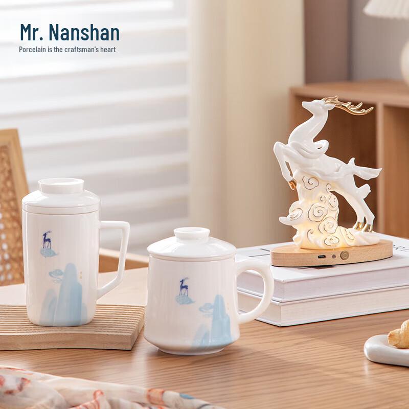 Mr. Nanshan Creative Ceramic Tea Infuser Mug