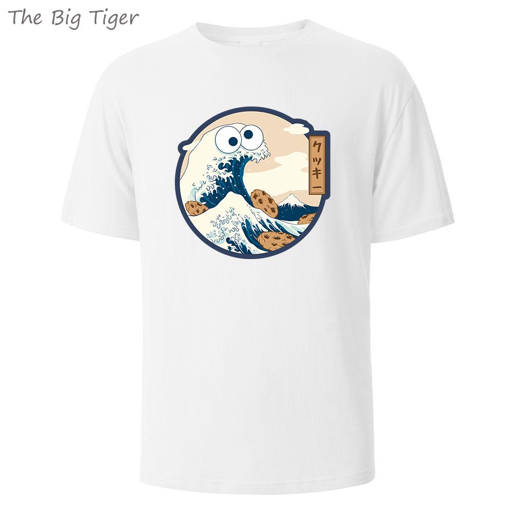 

Color Painting Style Breathable Cotton Round Neck Tee Minimalist Design Lightweight Fabric Unisex Basic T Shirt Mens Tshirt S