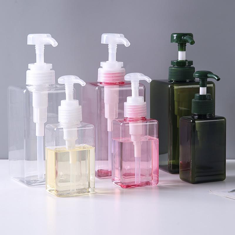 Press-Type Cosmetic Bottles for Hand Soap, Shower Gel, Shampoo & Lotion - Portable & Vacuum Sealed Empty Dispensers