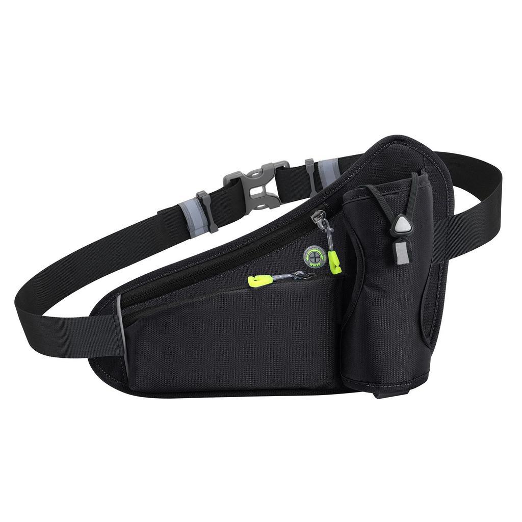 Sports Hydration Belt Bag Running Belt Waist Pack Bum Bag with Water Bottle Holder for Men Women