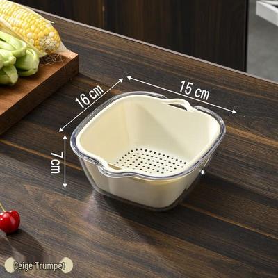Double-Layer Kitchen Drain Basket